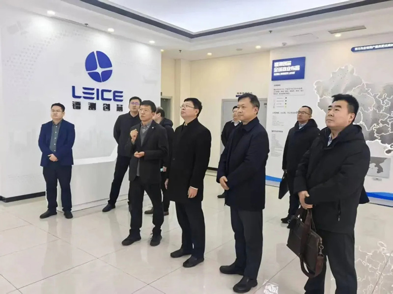 Mr. Meng Qingsheng, Party Secretary and Director of Qingdao Municipal Ocean Development Bureau, and his delegation visited LEICE for research and guidance.